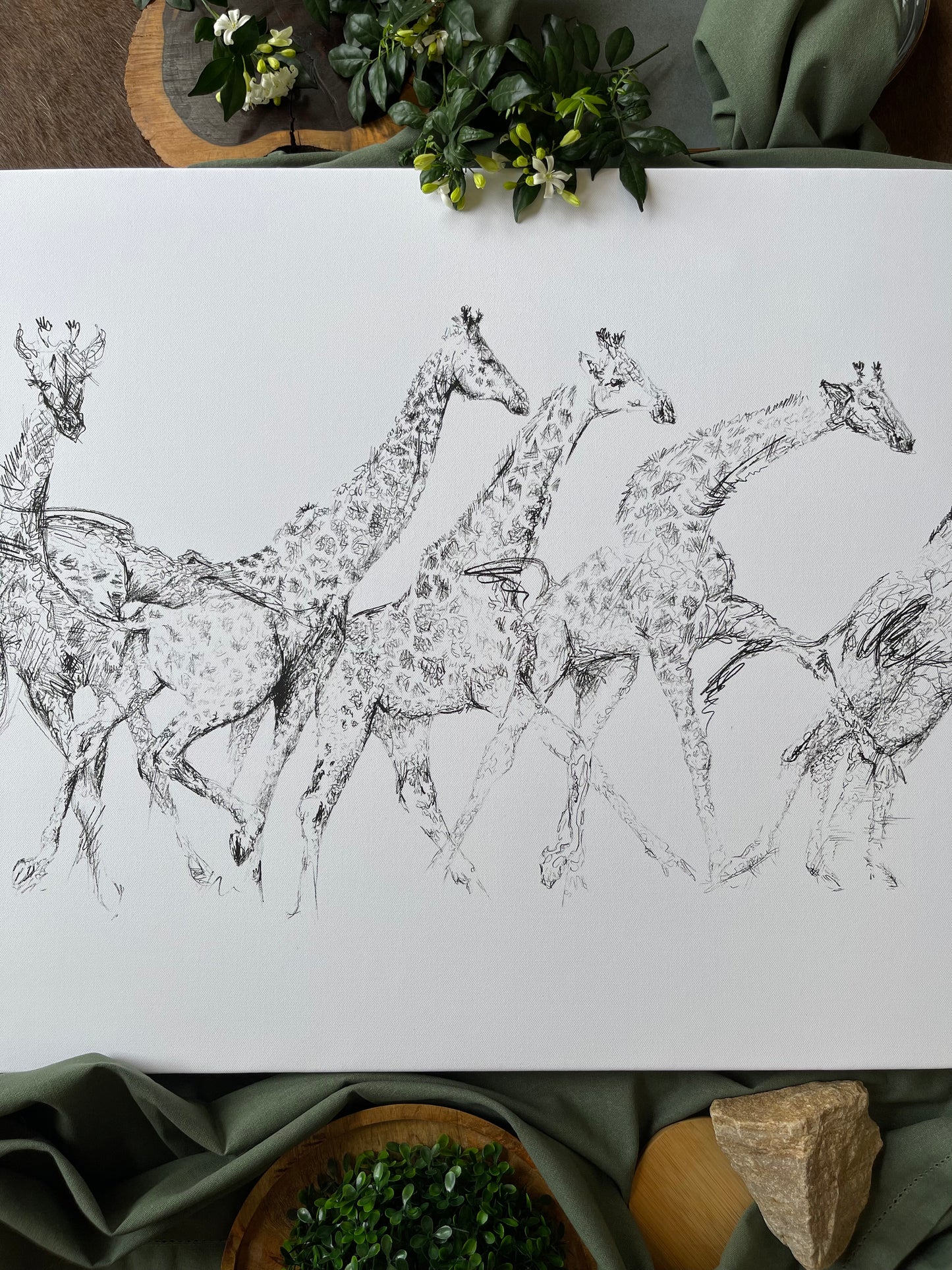 The Giraffe Art Piece - Towering Grace