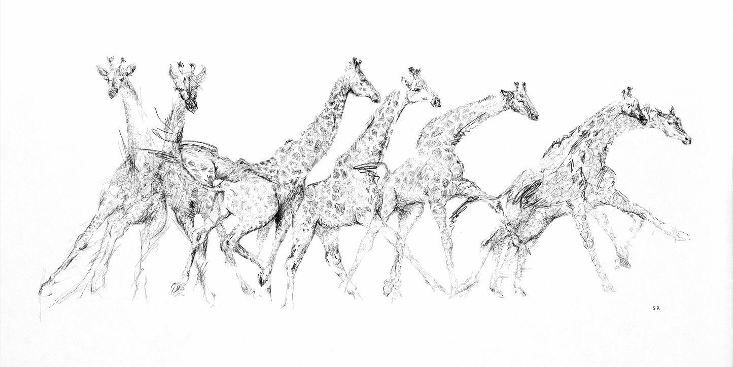 The Giraffe Art Piece - Towering Grace